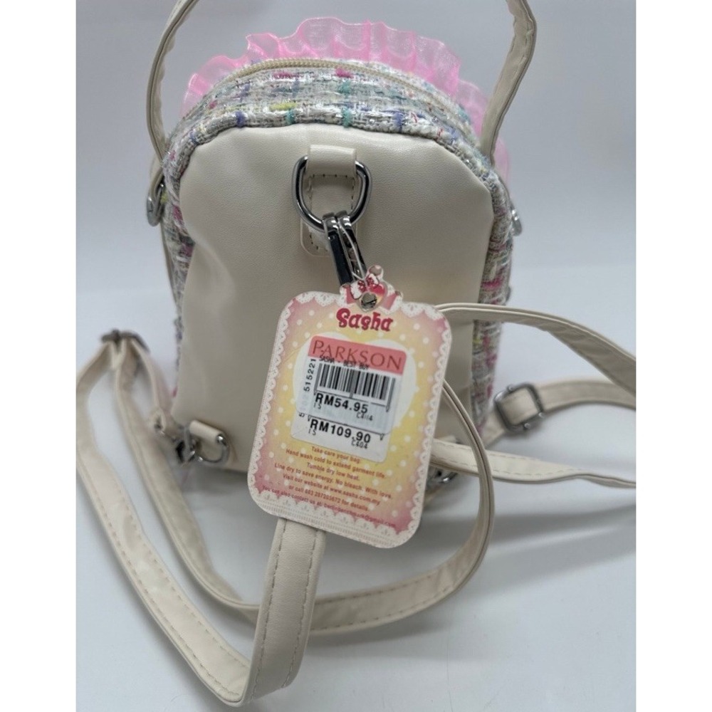 Articulated Doll Woven Mini Backpack Purse - Picture 4 of 11